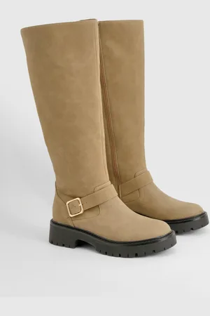 Boohoo Botas De Caña Alta Gruesas Con Hebilla