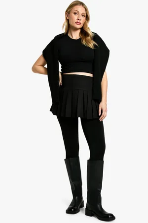 Boohoo Pantis Premamá Térmicos Con Forro Polar Y Soporte Para La Barriga