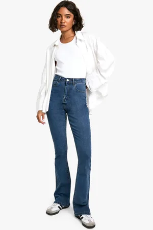 Boohoo Vaqueros Tall Básicos De Campana