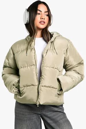 Boohoo Chaqueta Acolchada Corta Con Capucha