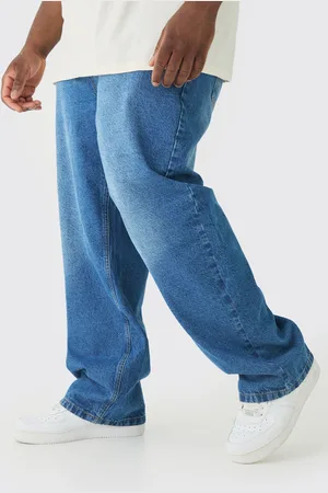 Boohoo Vaqueros Plus Holgados Sin Tratar