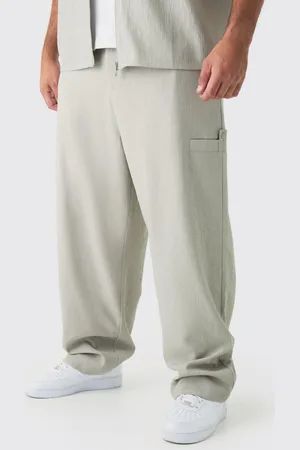 Boohoo Pantalón Plus Entallado Texturizado