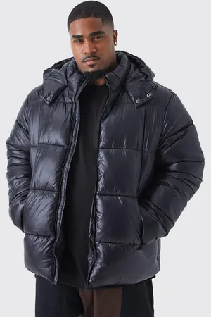 Boohoo Chaqueta Plus Acolchada Con Panel Y Brillo Intenso
