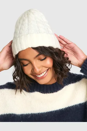 Boohoo Gorro De Canalé Y Punto En Ochos