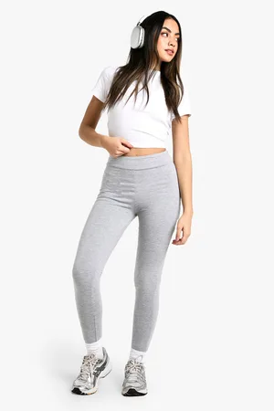Boohoo Leggings De Tela Jersey Y Tela Doble