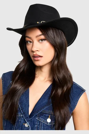 Boohoo Sombrero Vaquero Estilo Western Con Gemas