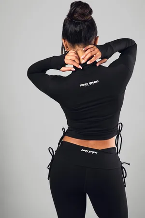 Boohoo Chaqueta Deportiva Dsgn Studio Súper Suave Con Lateral Fruncido