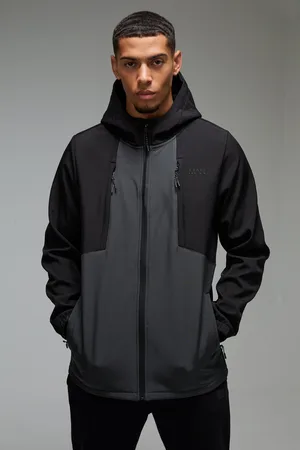Boohoo Chaqueta Man Active De Tela Softshell