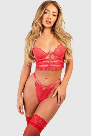Boohoo Corsé De San Valentín Con Abertura Y Corazón
