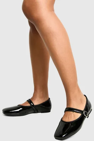 Boohoo Bailarinas De Charol Estilo Mercedita