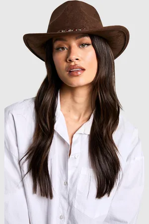 Boohoo Sombrero Vaquero Estilo Western Con Tira