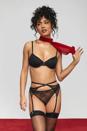 Boohoo Sujetador De San Valentín Escotado Con Ribete De Chile