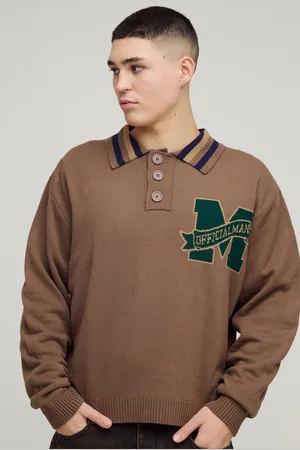 Boohoo Polo Oversize Recto De Punto Con Apliques
