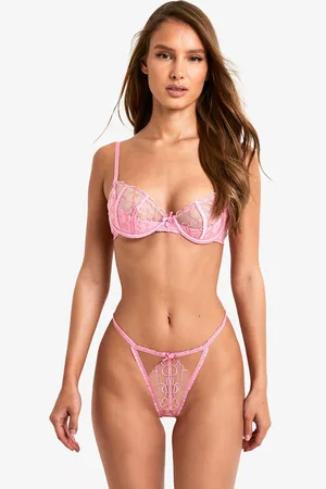 Boohoo Tanga De San Valentín Con Abertura Y Bordado De Corazón