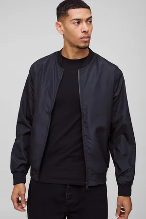 Boohoo Chaqueta Bomber Ligera Negra