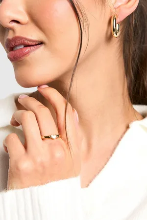 Boohoo Anillo Con Corazón Y Perlas