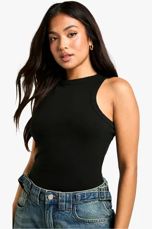 Boohoo Body Petite Básico Estilo Nadador