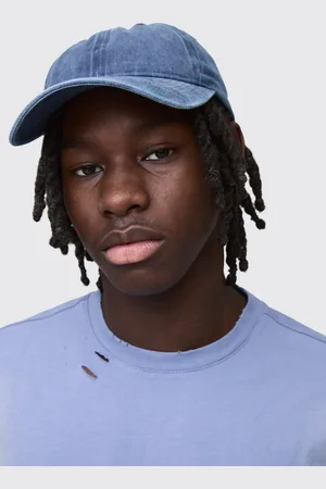 Boohoo Gorra Azul Marino Con Lavado A La Piedra