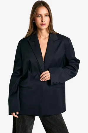 Boohoo Americana Entallada Con Botonadura