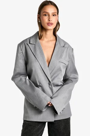 Boohoo Americana Entallada Con Botonadura Doble