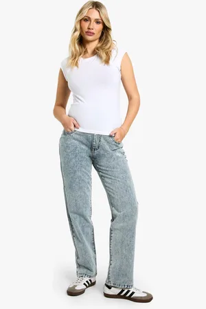 Boohoo Vaqueros Premamá Básicos Mom