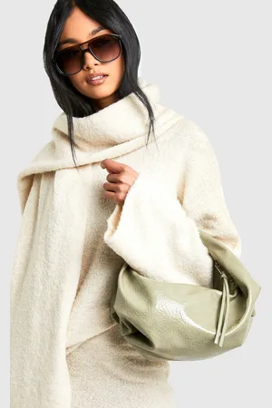 Boohoo Bolso De Mano Holgado Texturizado De Charol