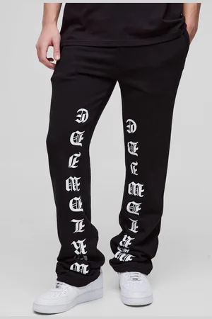 Boohoo Pantalón Deportivo De Campana Ajustado Con Pernera Plisada