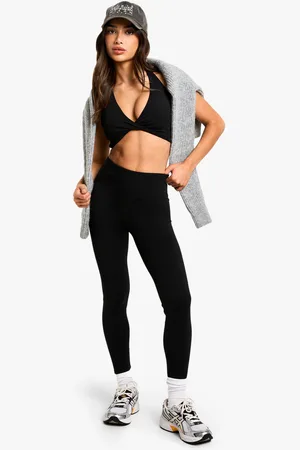 Boohoo Leggings Petite Active Premium De Tiro Alto