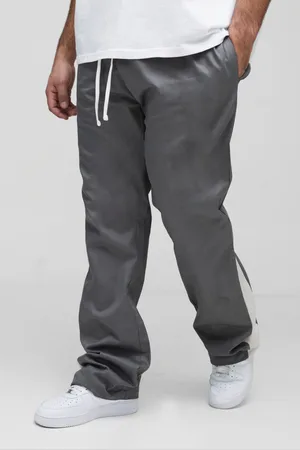 Boohoo Pantalón Plus De Campana Con Cordón Elástico En La Cintura Y Refuerzos