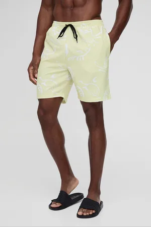 Boohoo Bañador Largo Con Estampado Cachemira