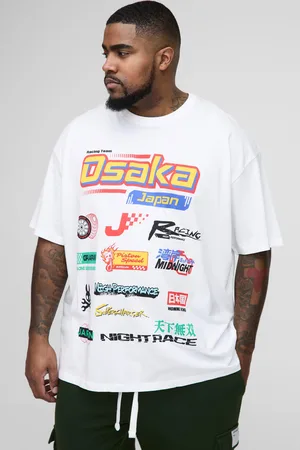 Boohoo Camiseta Plus Oversize Con Estampado Japan Moto