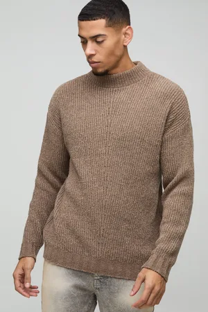 Boohoo Jersey Holgado De Punto Buclé Con Cuello Alto