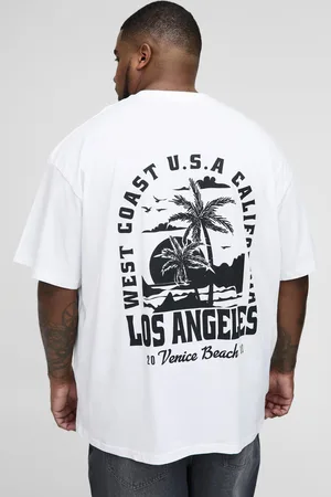 Boohoo Camiseta Plus Oversize Con Estampado De Los Angeles