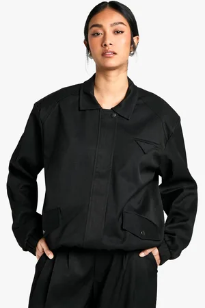 Boohoo Chaqueta Bomber Oversize Entallada