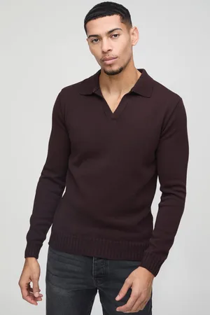 Boohoo Polo Regular De Punto Con Escote De Pico