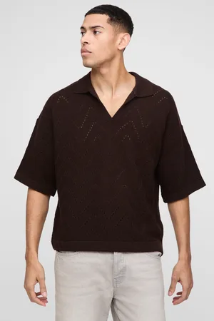 Boohoo Polo Oversize Recto Con Costuras Geométricas
