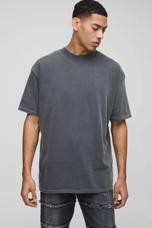 Boohoo Camiseta Oversize Man Desteñida