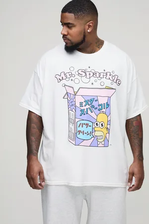 Boohoo Camiseta Plus Oversize Con Estampado De Anime De Los Simpson