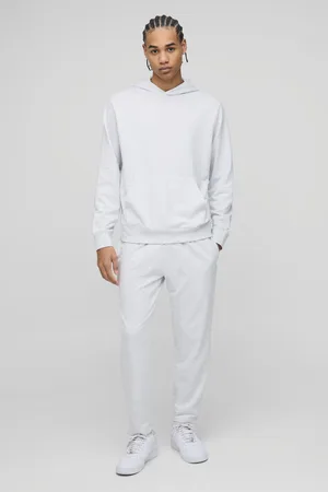Boohoo Hombre. Conjunto Básico Ligero De Pantalón Deportivo Ajustado Y Sudadera Con Capucha
