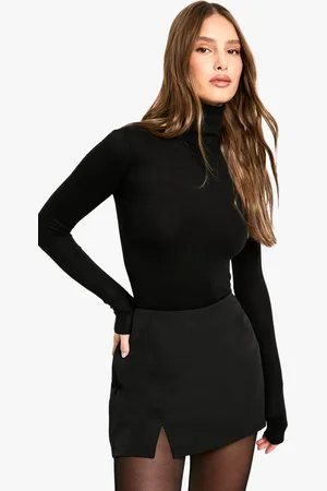 Boohoo Falda Pantalón Mini Con Abertura En El Bajo