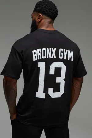 Boohoo Camiseta Man Active Oversize Con Estampado De Bronx