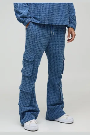 Boohoo Vaqueros Cargo Holgados De Campana Texturizados