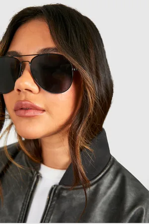 Boohoo Gafas De Sol De Aviador Con Montura Negra