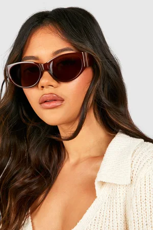 Boohoo Gafas De Sol Con Montura De Tinte Marrón