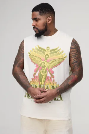 Boohoo Top Sin Mangas Plus Con Estampado De Nirvana