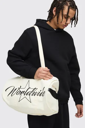 Boohoo Bolso De Lona Con Estampado Gráfico