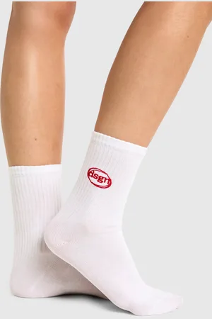 Boohoo Calcetines Deportivos Con Bordado Dsgn