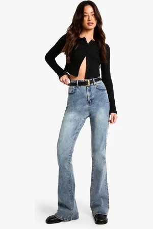 Boohoo Vaqueros Tall De Campana