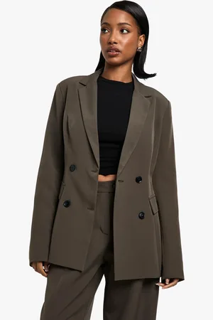 Boohoo Americana Entallada De Tela Ceñida