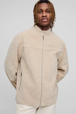 Boohoo Chaqueta Tall Motera De Ante Sintético En Relieve